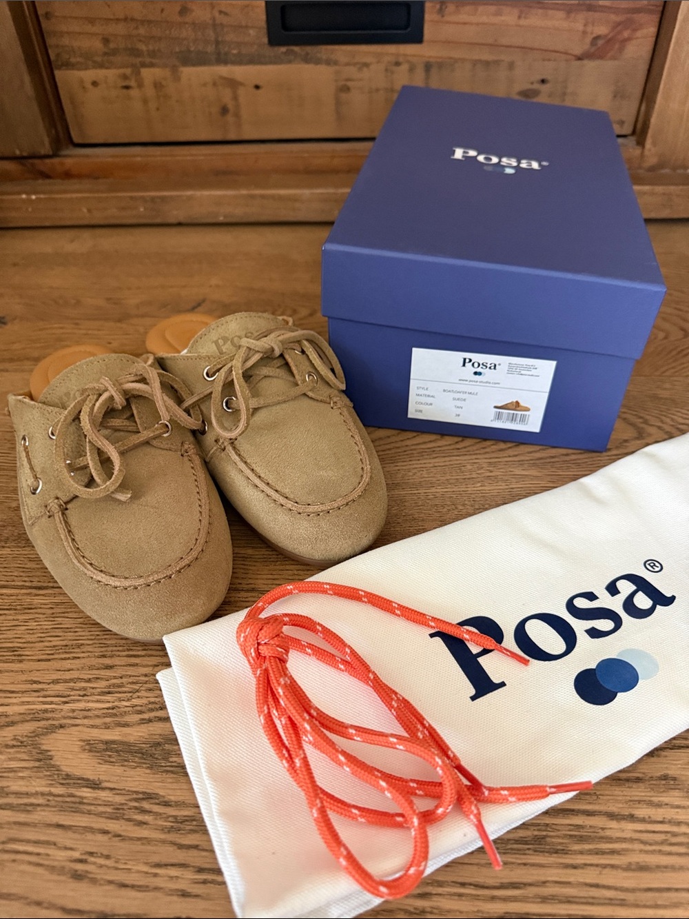 Posa Boat Loafer Mule Suede (Women’s)